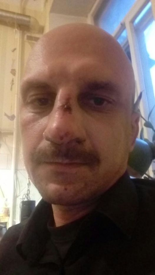 Дмитрий после задержания. Фото: Дмитрий Бугаевский