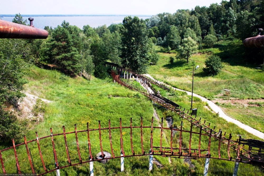 Бобслейный трек на Киевском море 