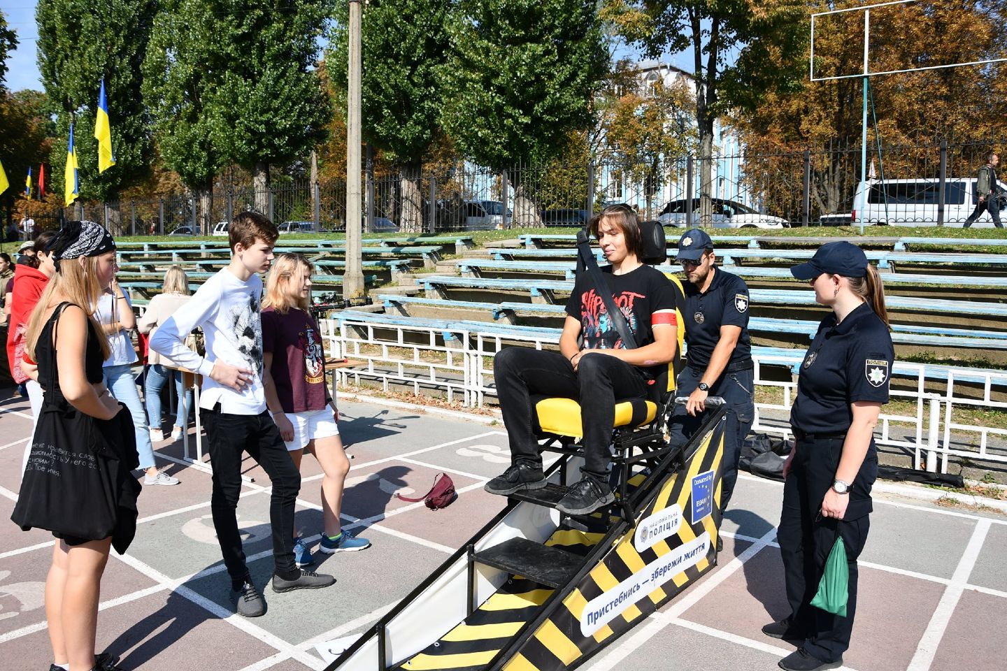 Симулятор ДТП. Фото: Вечерний Киев