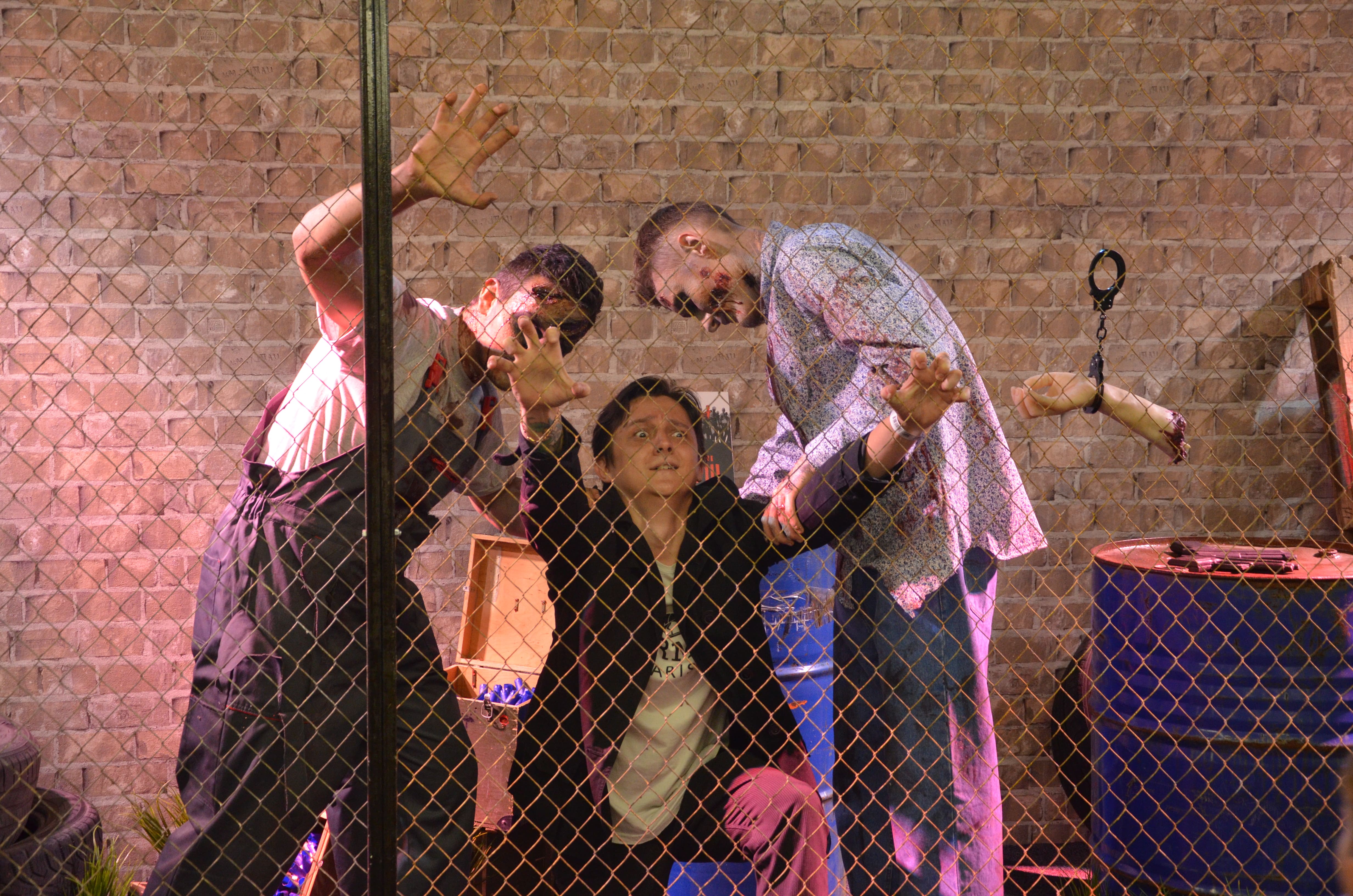 Фотозона с зомби. Фото: Иван Сотников