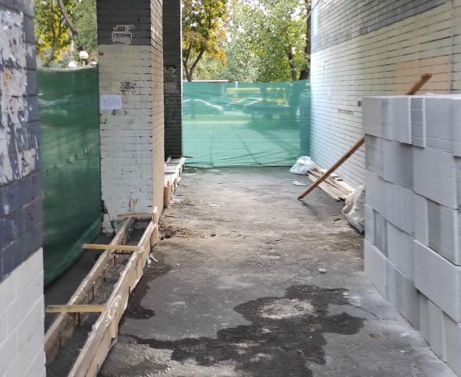 Фундамент перегородки. Фото: Владимир Андриевский