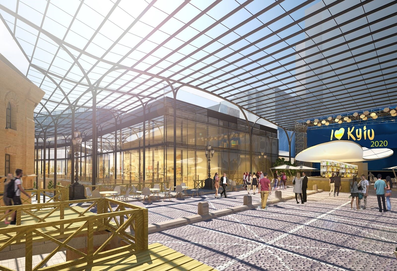 Крытая галерея.  Фото: А Девелопмент