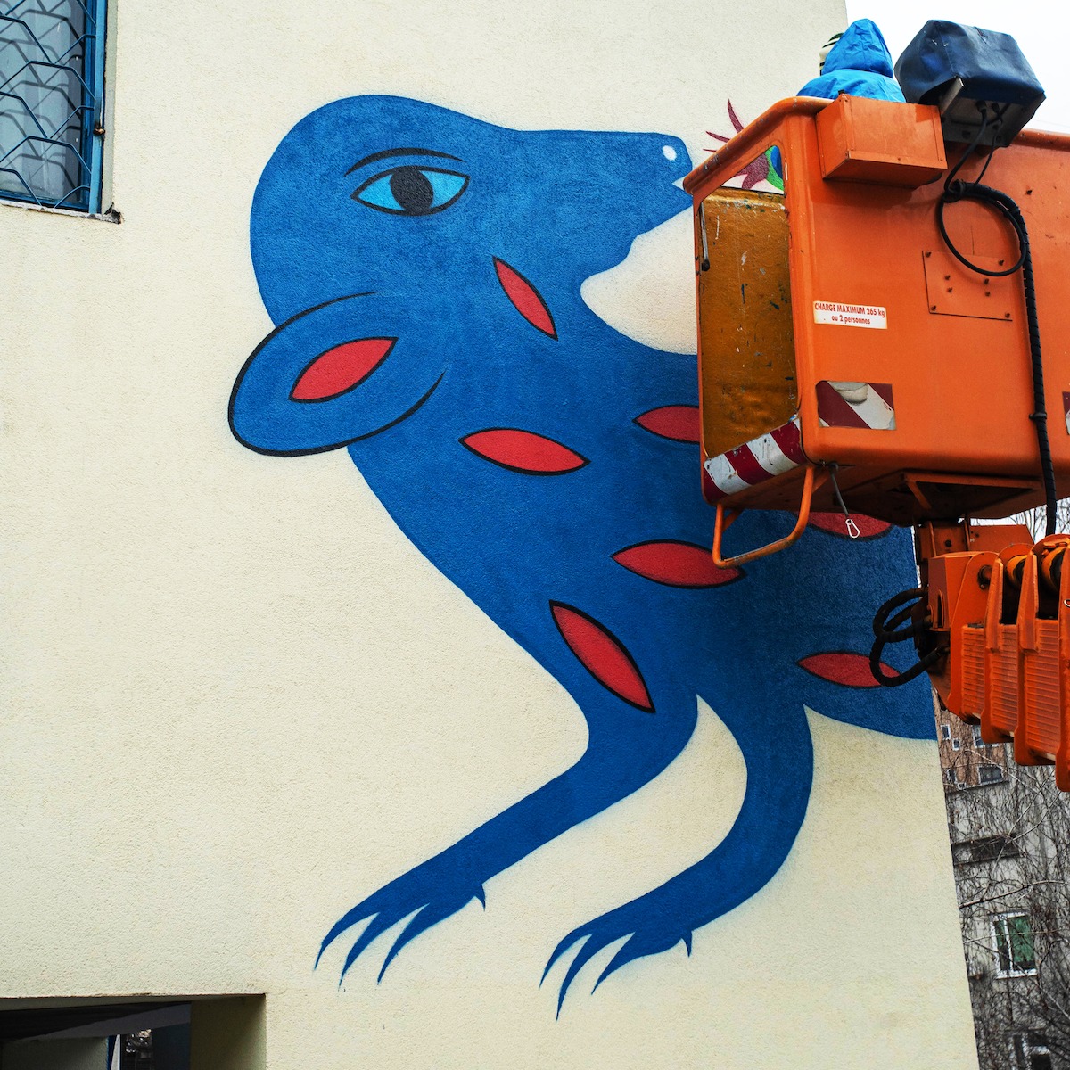 Создание граффити на стенах больницы 