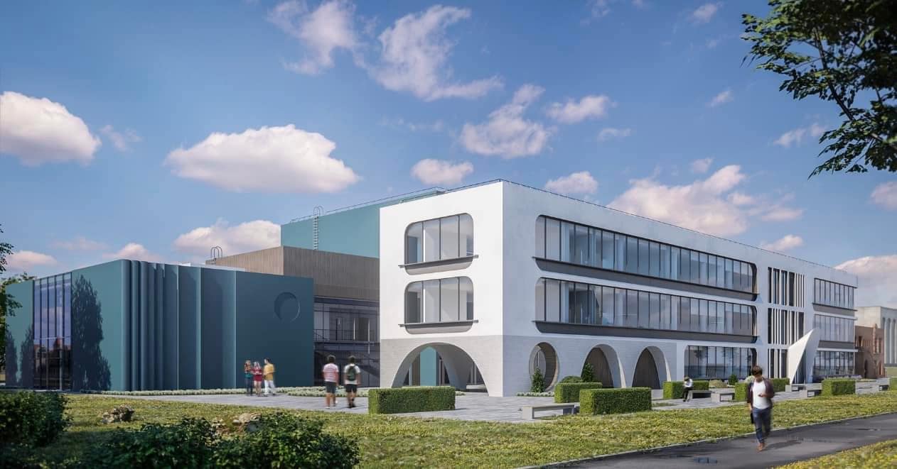 В Києві на Оболоні почали будувати приватну ІТ-школу: візуалізація.