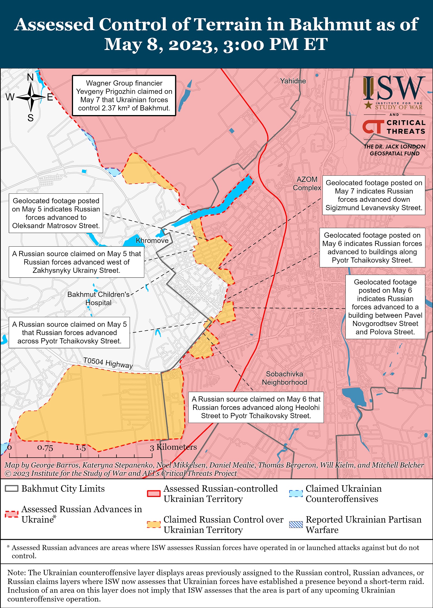 Карта боевых действий в Украине 9 мая.