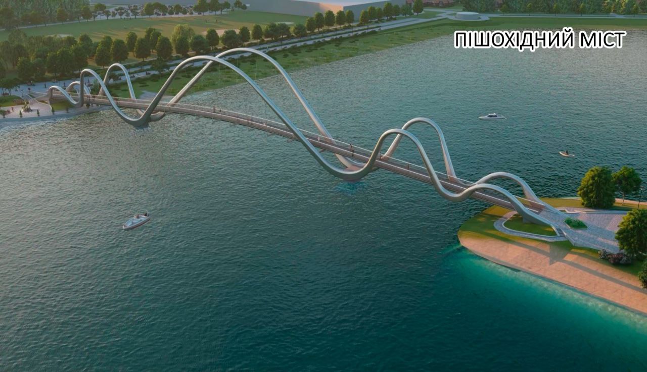 Виталий Кличко показал, как будет выглядеть новая рекреационная зона на Оболони.