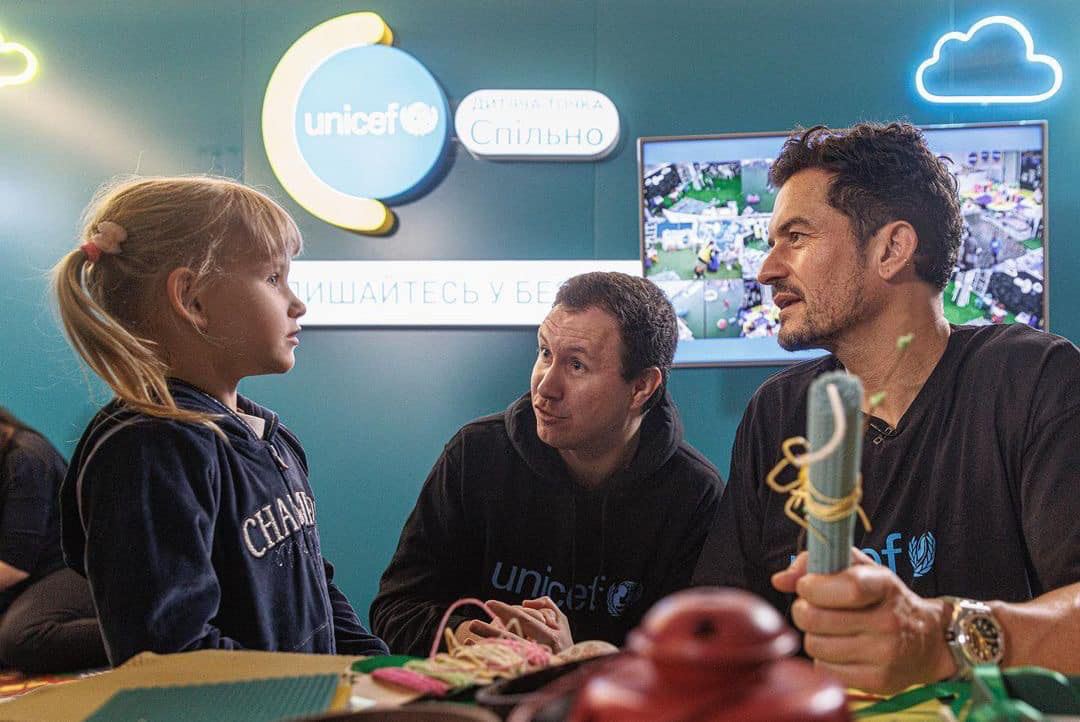 Британський актор Орландо Блум приїхав до України.