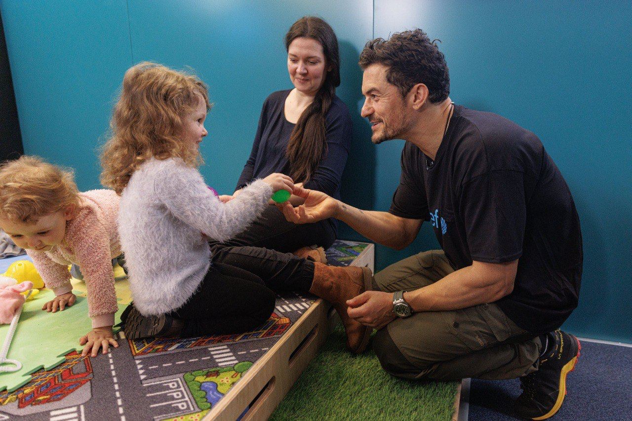 Британський актор Орландо Блум приїхав до України.