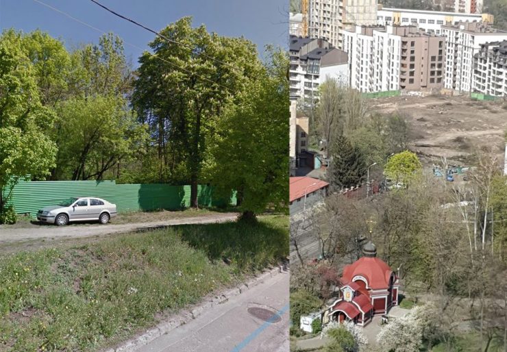 На Татарке вырубили сквер: тут хотят построить церковь мормонов фото 2 1