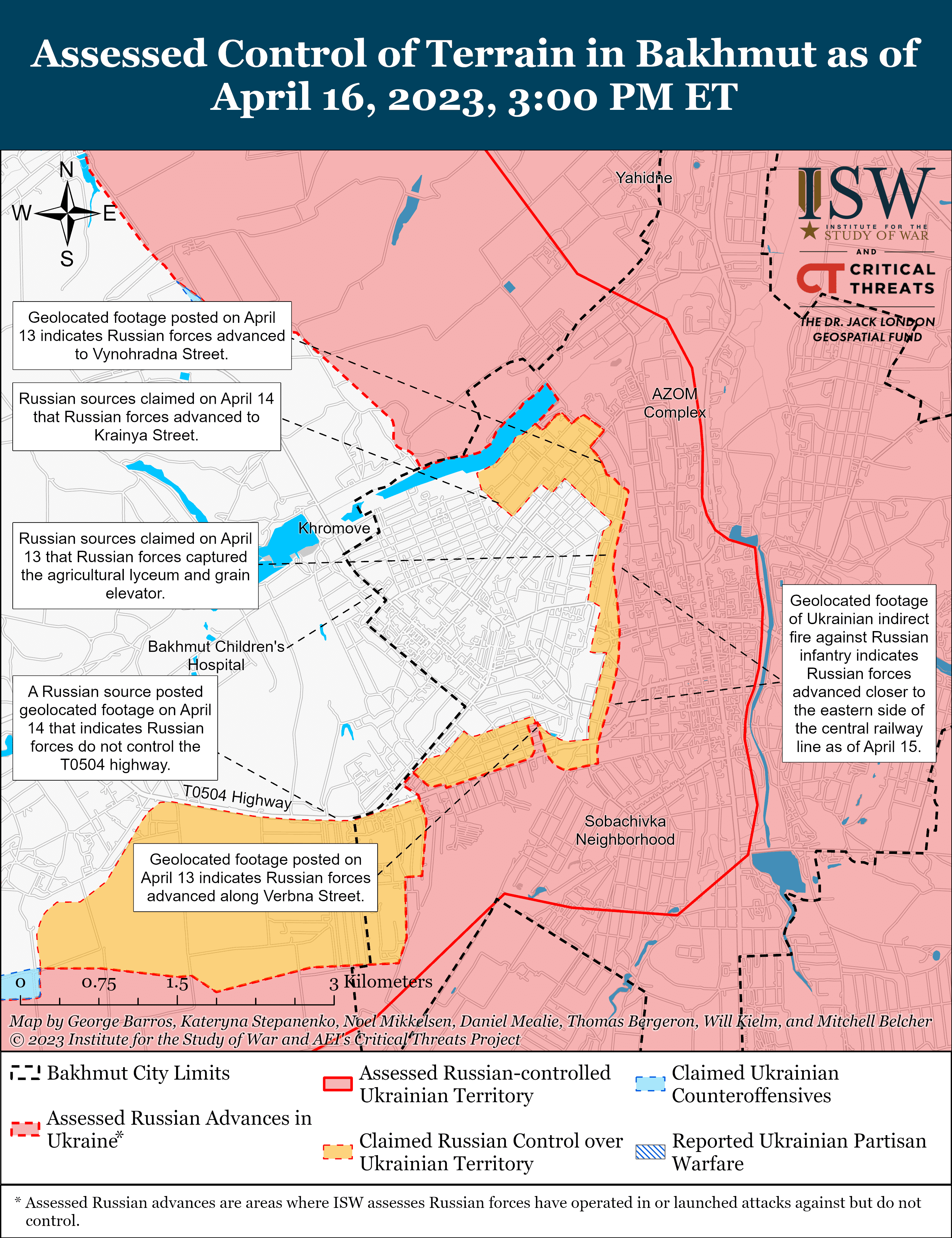 Карта боевых действий в Украине 17 апреля.