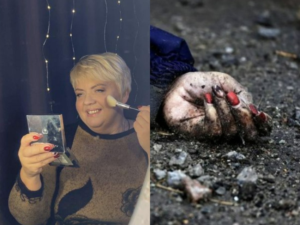 Візажистка впізнала свою клієнтку на фото загиблої з червоним манікюром з Бучі - фото: facebook.com/nastya.subacheva.1