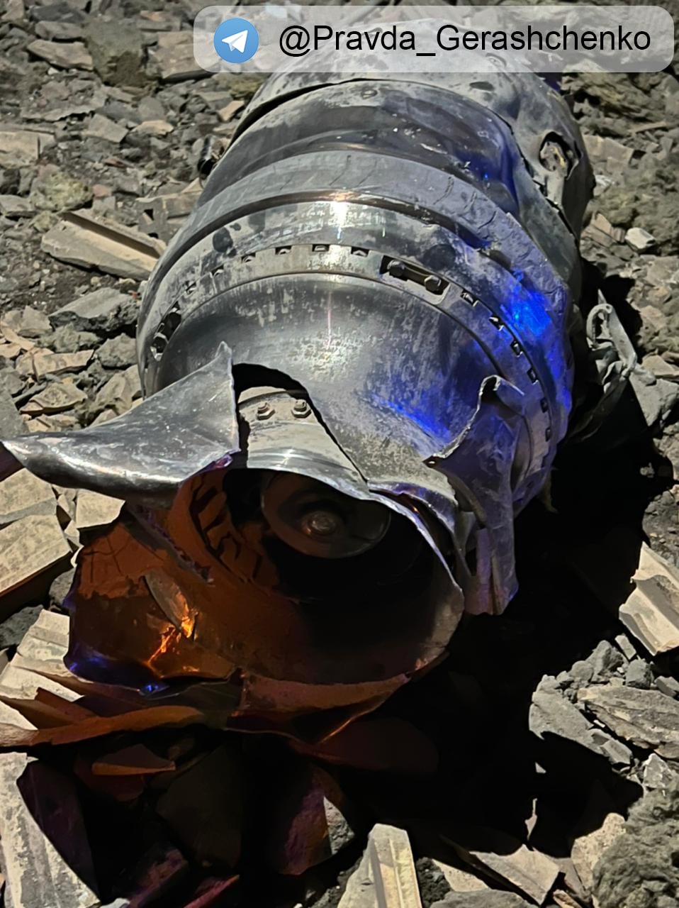 Двигатель российской крылатой ракеты - фото: Pravda Gerashchenko