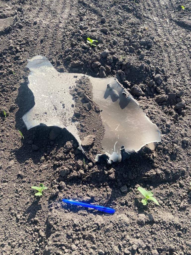 Появились фото и видео сбитых российских ракет, летевших сегодня на Киев.