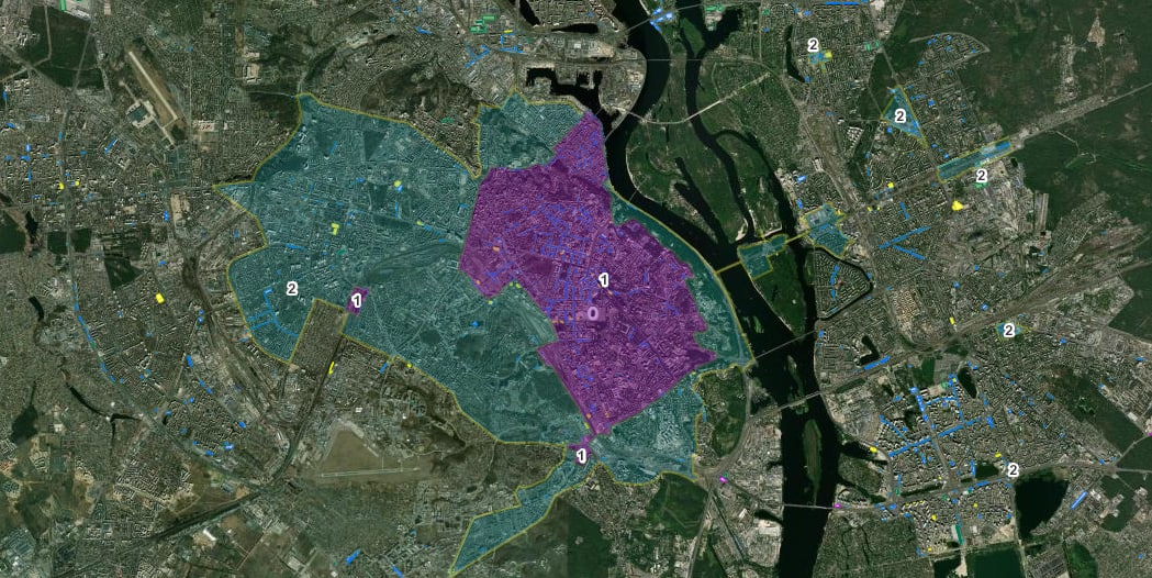 Как выглядят парковочные зоны сейчас
