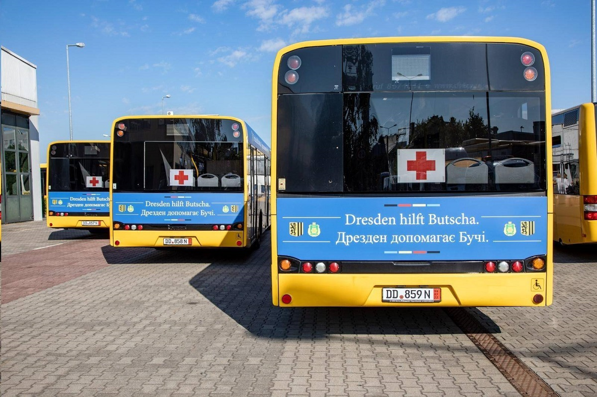 Автобусы от немецкого Дрездена.