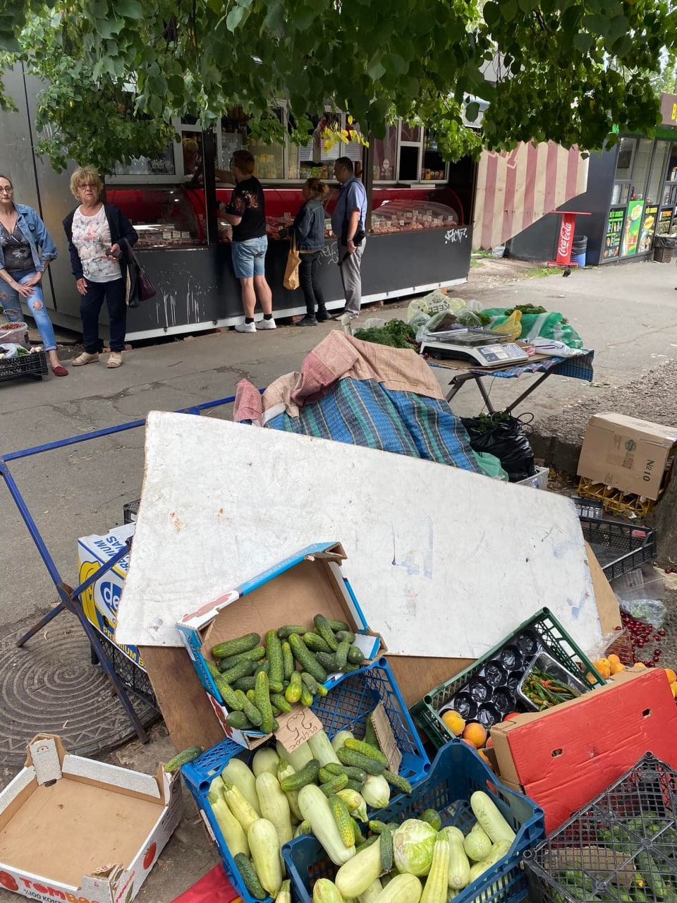 На Отрадном избили и облили краской женщину с пророссийскими взглядами.