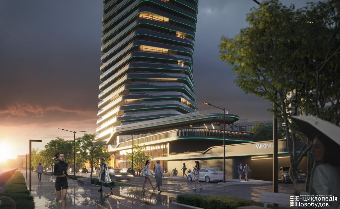 На Оболоні збудують елітний 30-поверховий ЖК з вертолітним майданчиком.