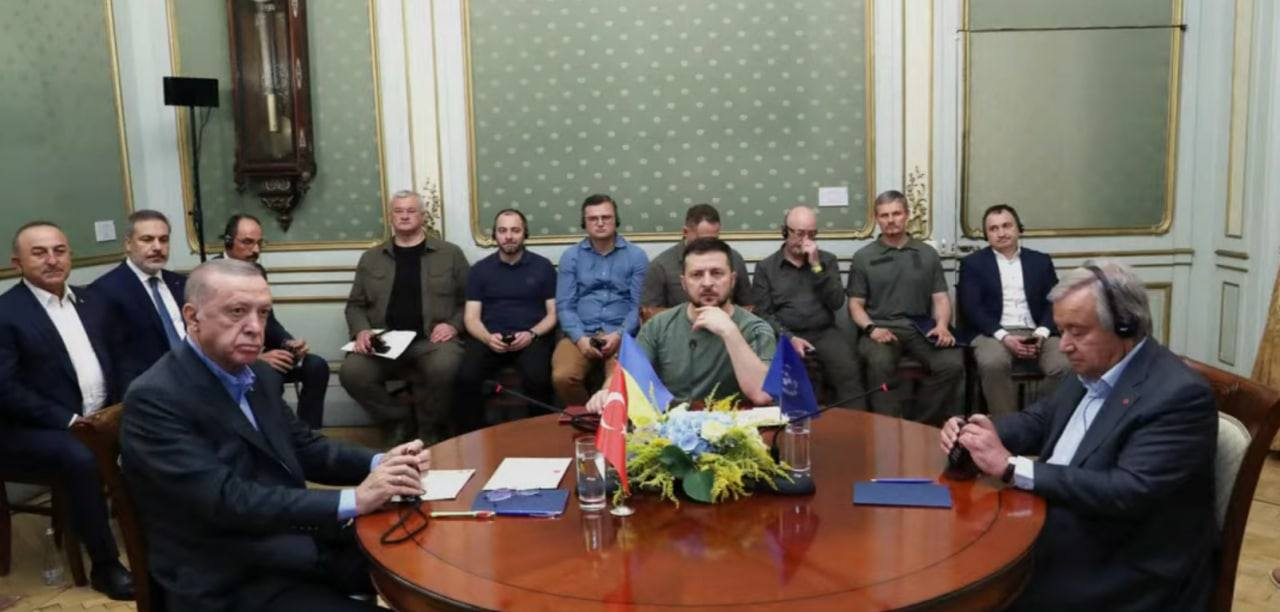 Переговори Ердогана, Гутерріша та Зеленського.