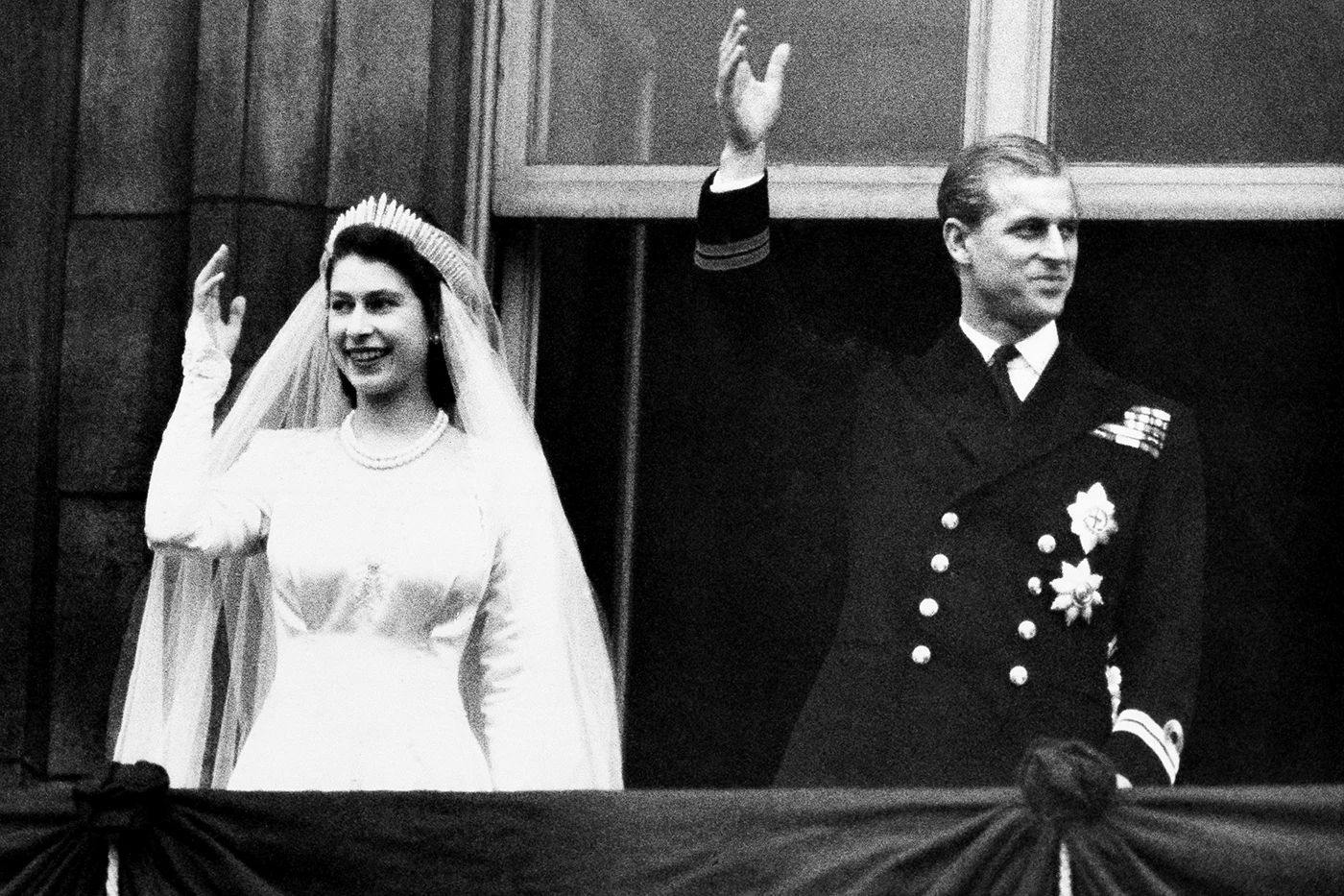 Весілля Єлизавети II та Філіпа.