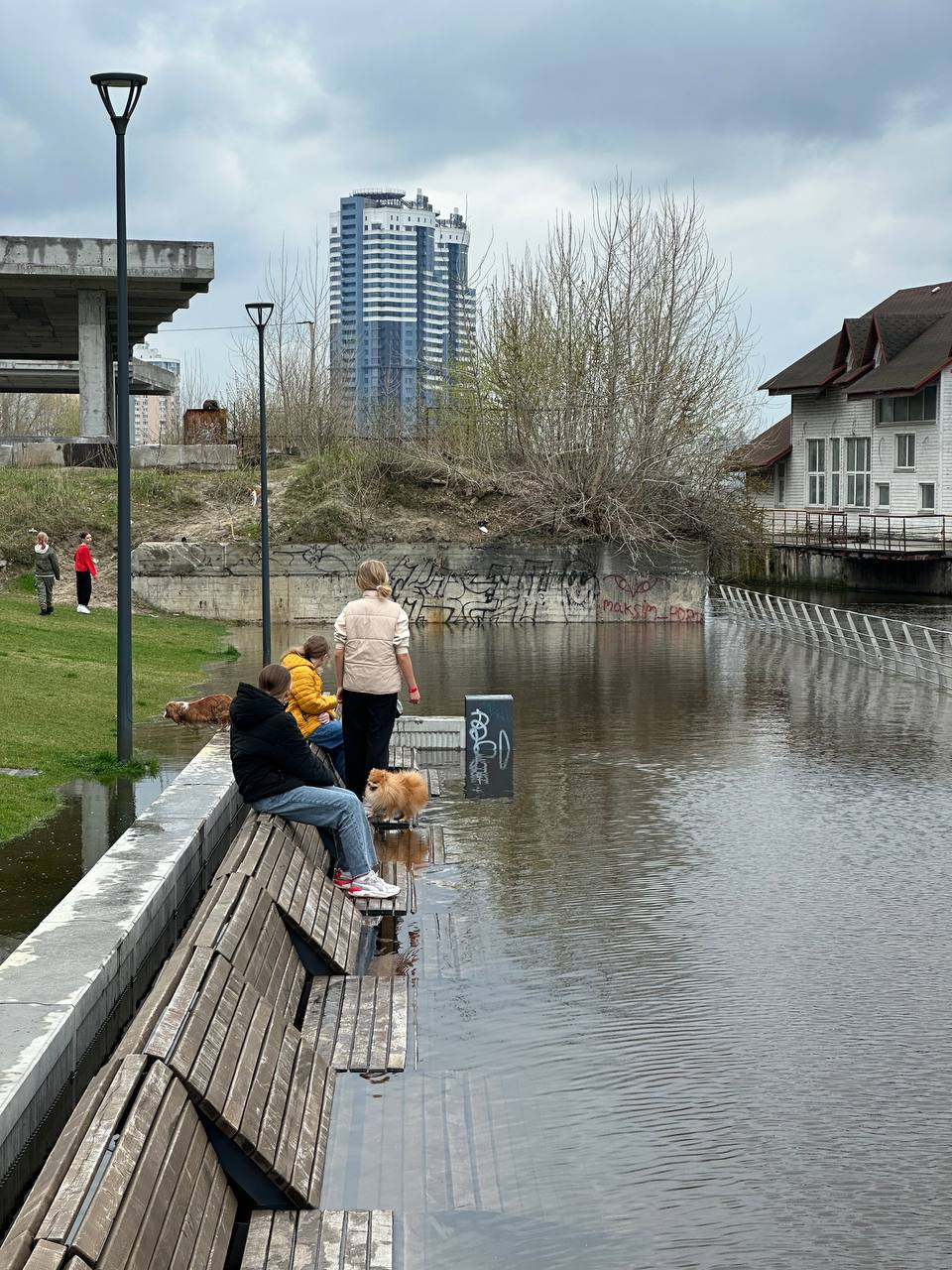 Подтопление на Никольской слободке.
