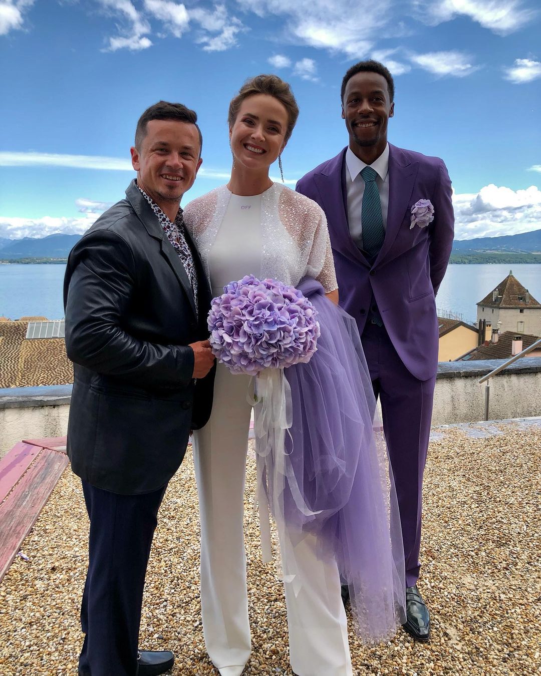 Свадьба в Швейцарии: украинская теннисистка Элина Свитолина вышла замуж за Гаэля Монфиса фото 8 7