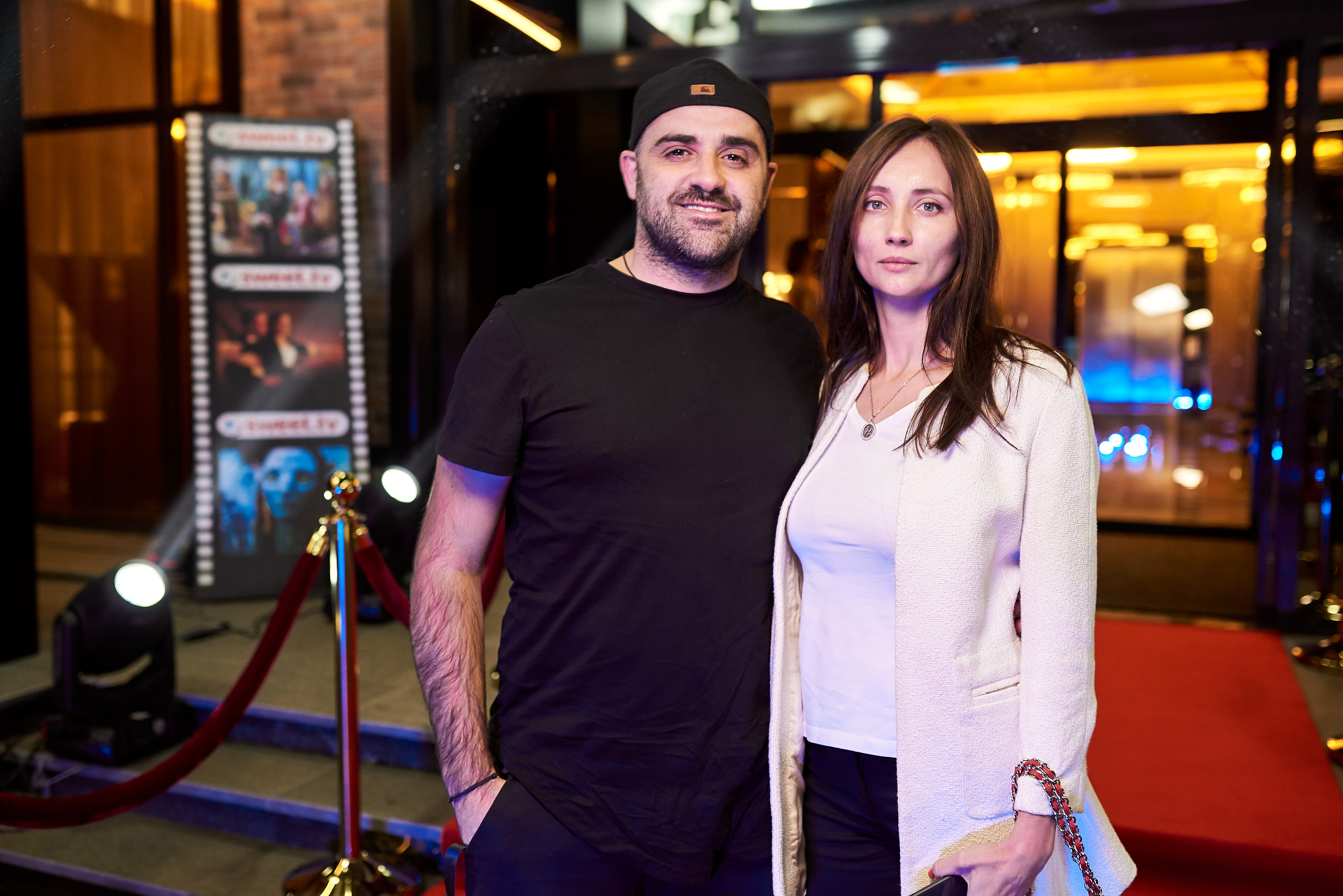 Любомир Левицкий с супругой.