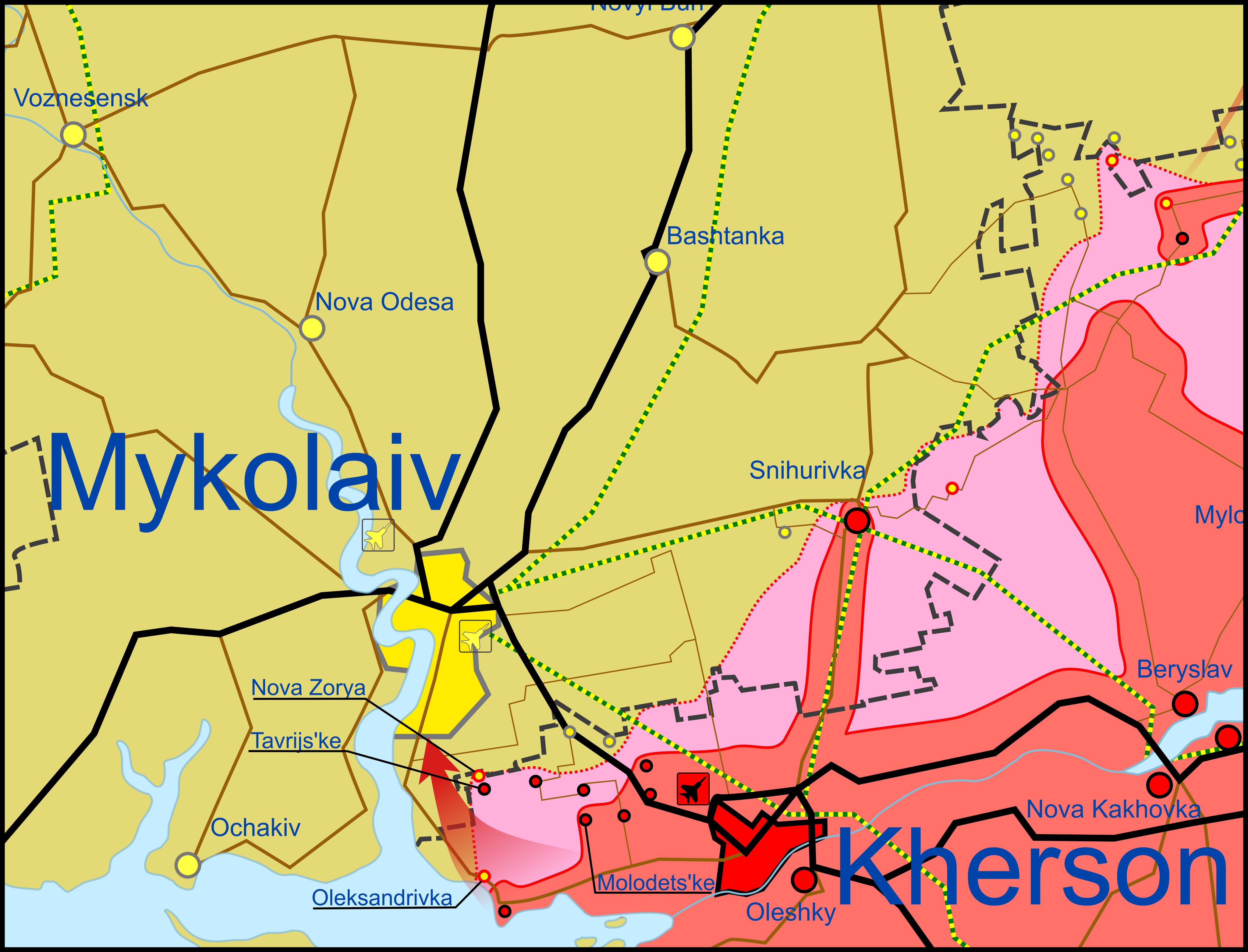 Мапа бойових дій в Україні 29 квітня. Фото: twitter.com/War_Mapper