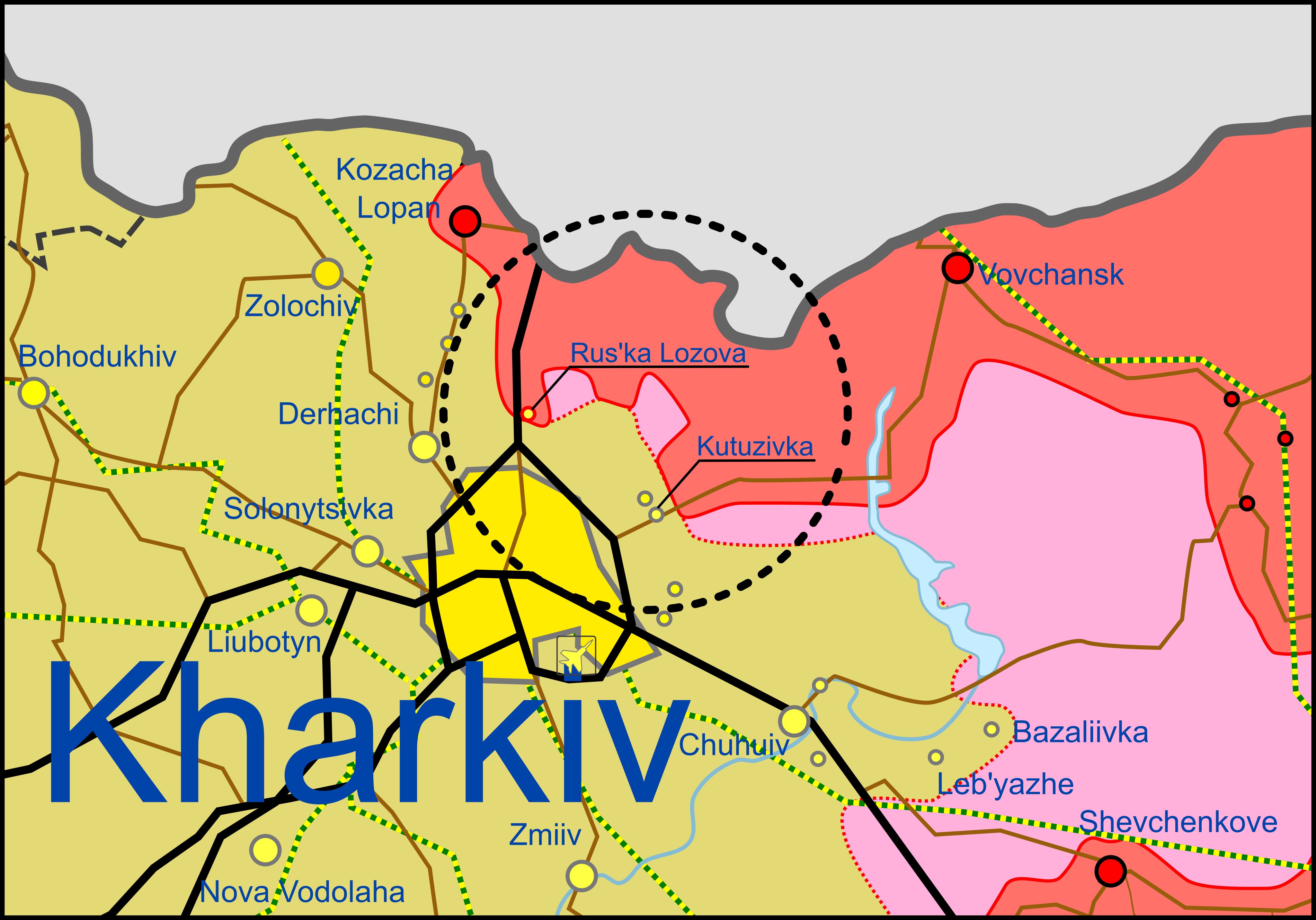 Мапа бойових дій в Україні 29 квітня. Фото: twitter.com/War_Mapper