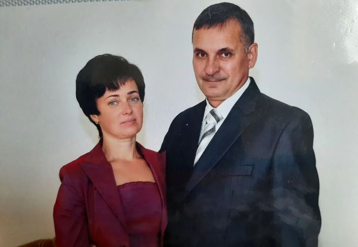 Вбитий окупантами мешканець Київської області Ігор Єрмаков із дружиною