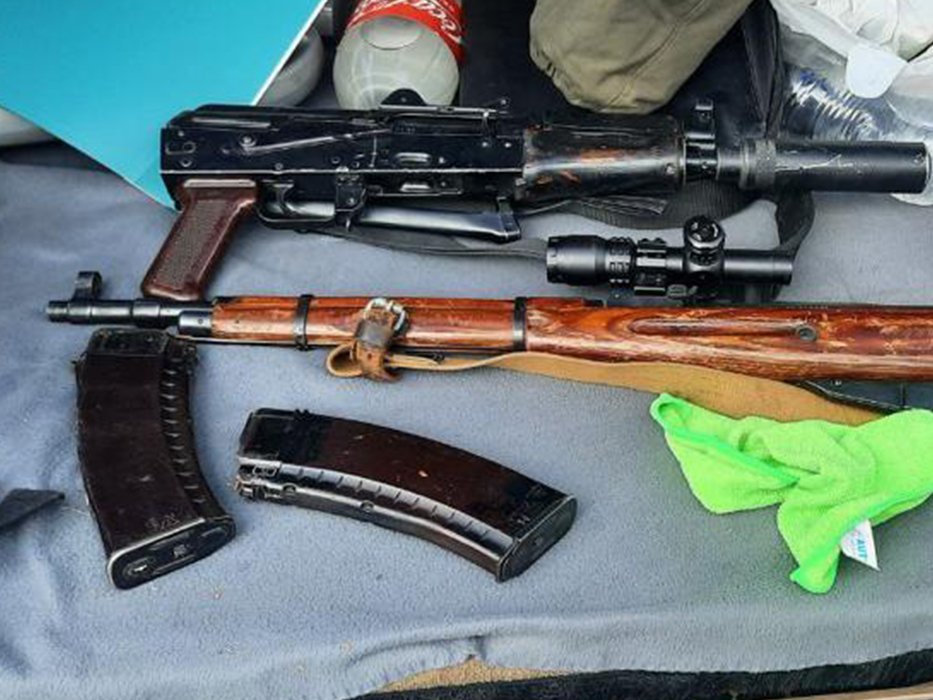 В Киеве с арсеналом оружия и боеприпасов задержан 63-летний мужчина