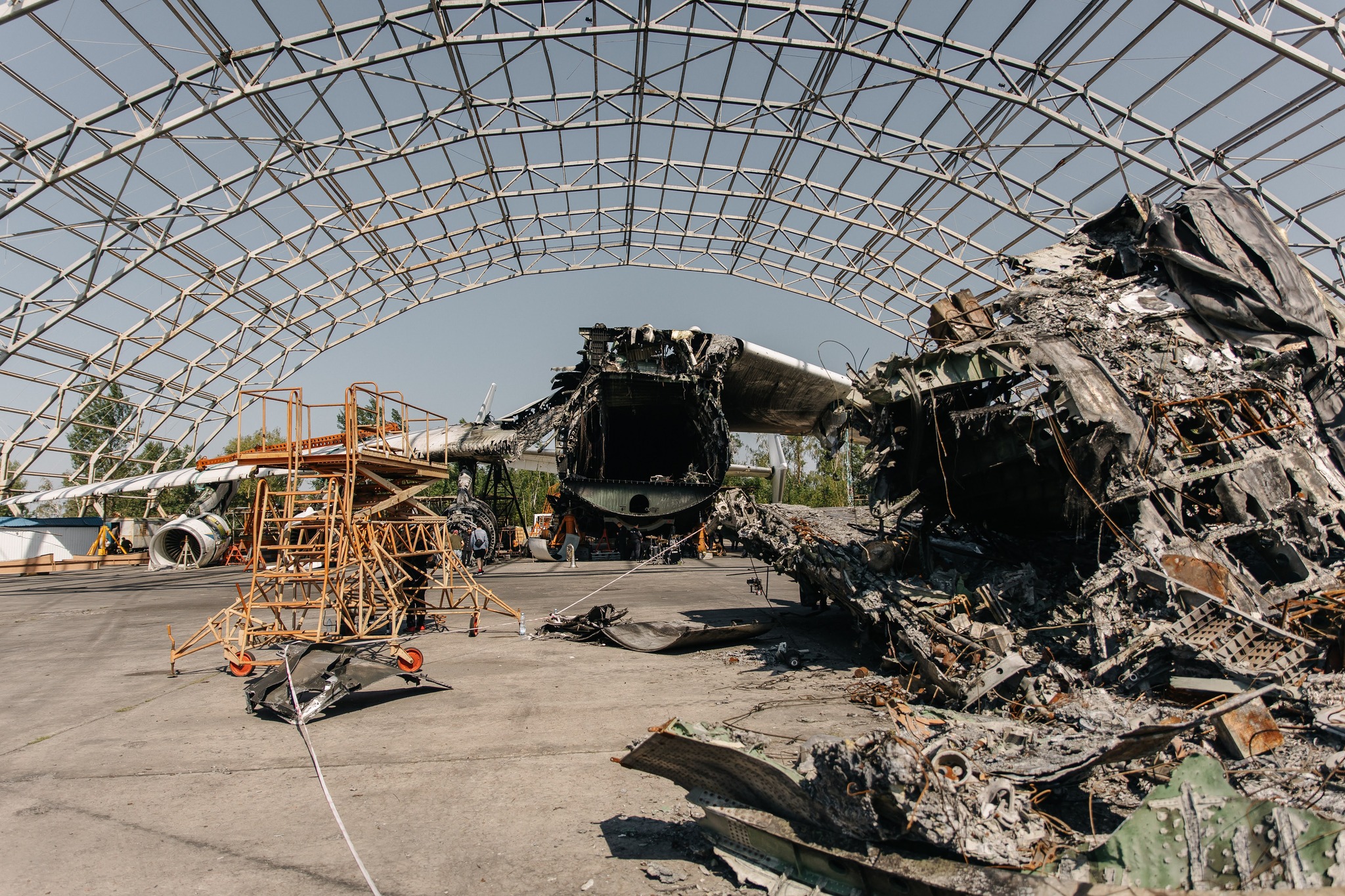 Як виглядає "Мрія" та аеропорт Гостомеля