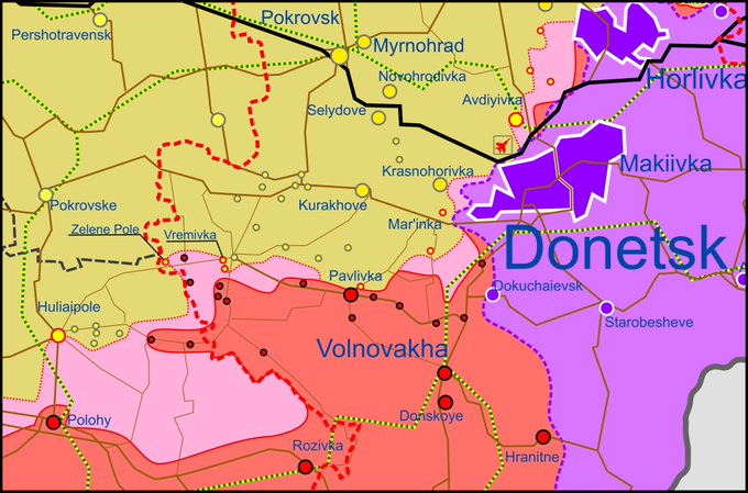 Карта боевых действий в Украине 2 мая