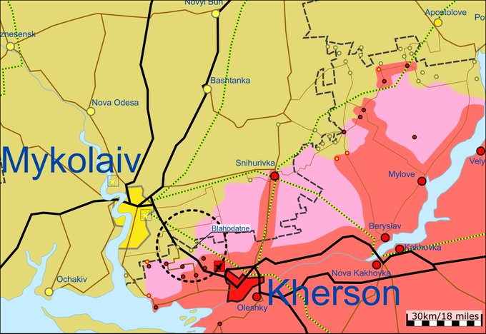 Карта боевых действий в Украине 7 июня