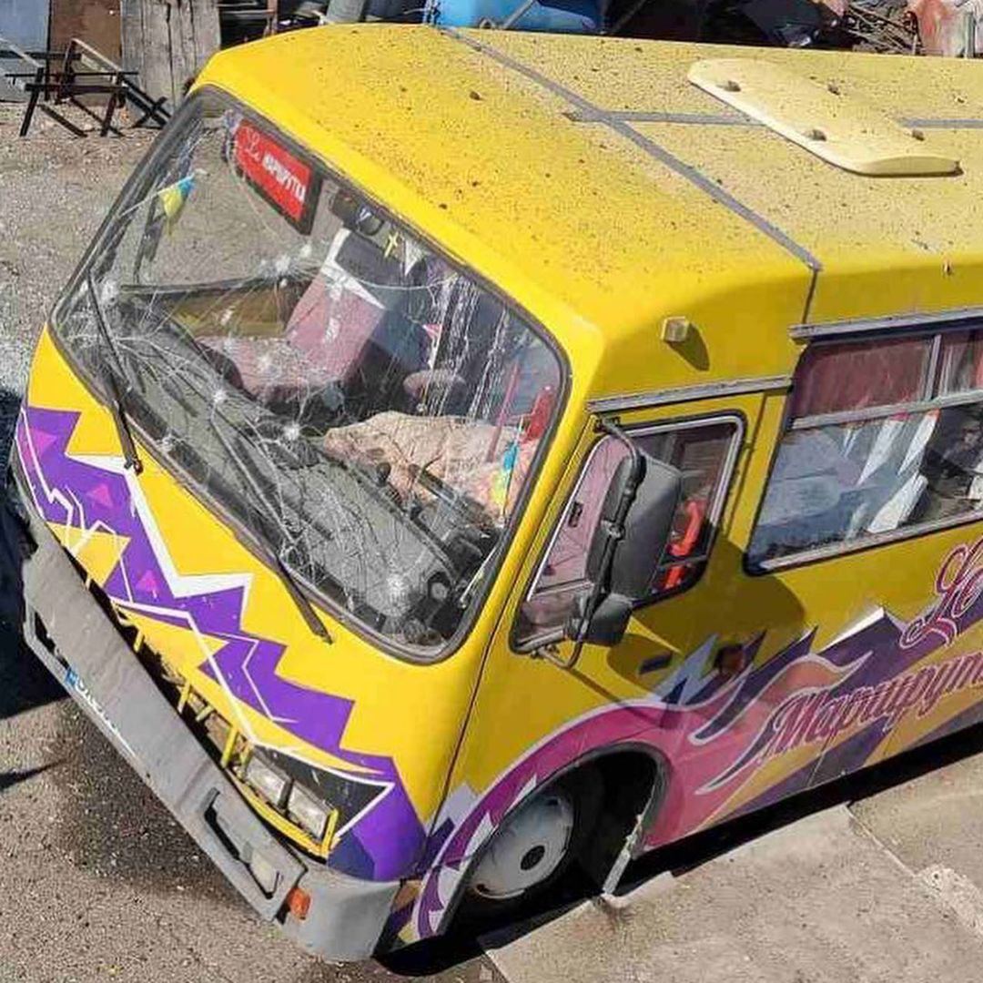 Нікітюк показала, на що окупанти перетворили її маршрутку