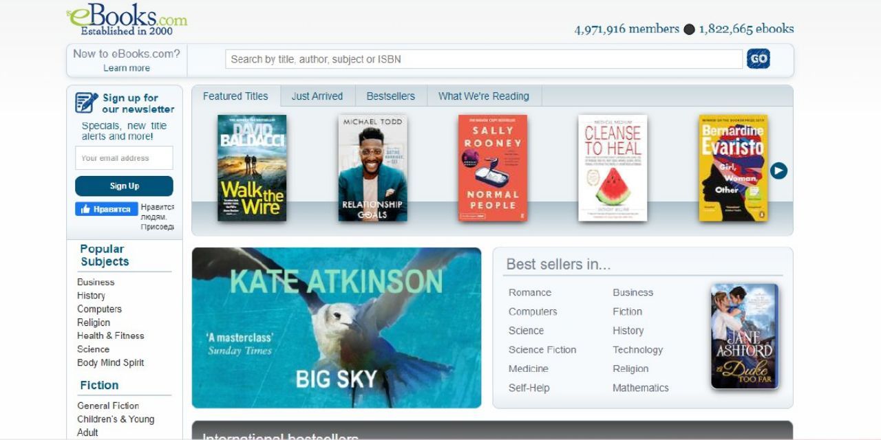 8 платформ для легального чтения и скачивания электронных книг