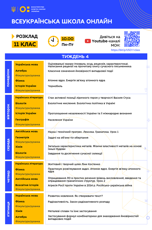 Школа онлайн: стало известно расписание уроков на эту неделю фото 1