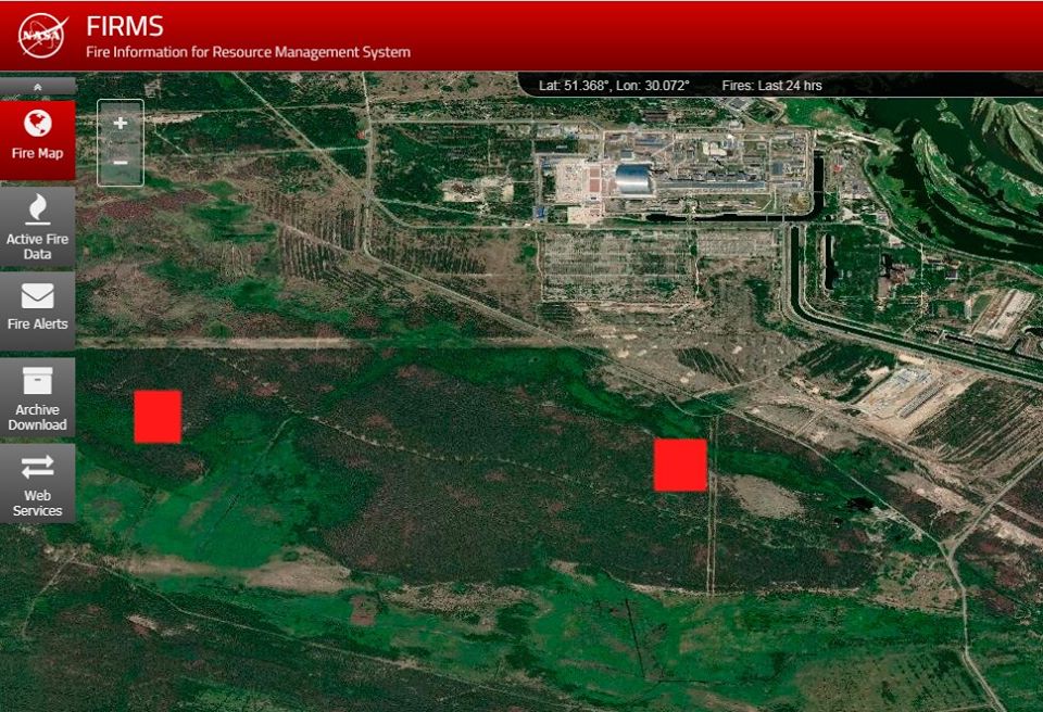 В лесах Чернобыльской зоны появились новые очаги огня фото 2 1