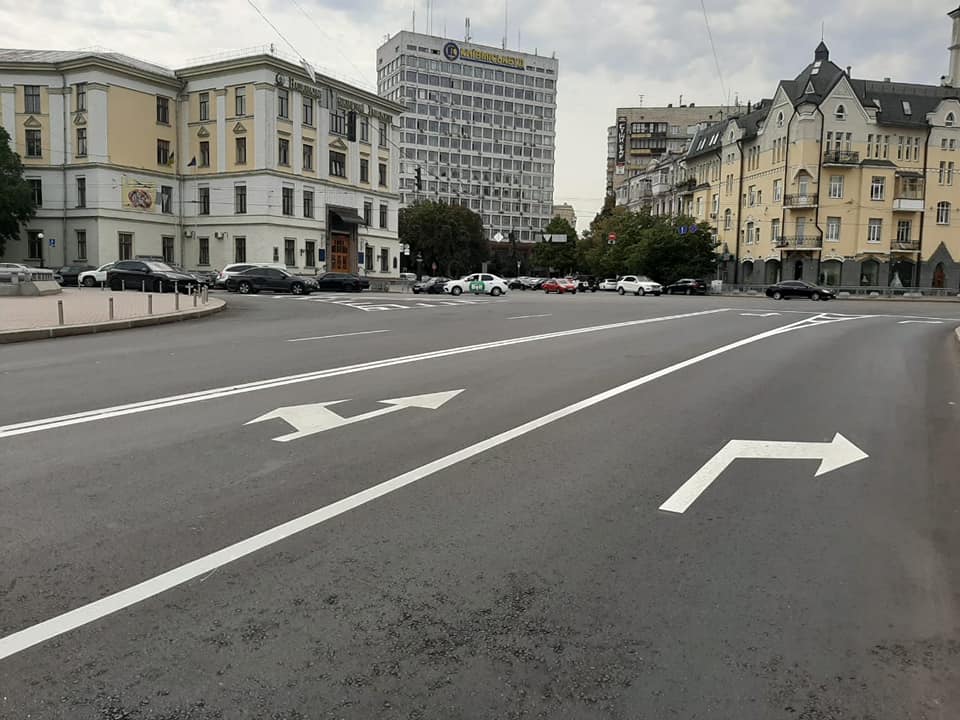 Вот так выглядит обновленная аллея. Источник фото: Департамент транспортной инфраструктуры КГГА