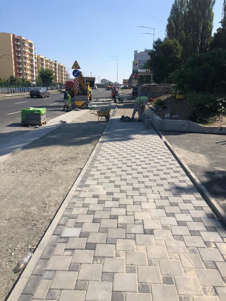 Вот так проходят работы. Источник фото: Департамент транспортной инфраструктуры КГГА