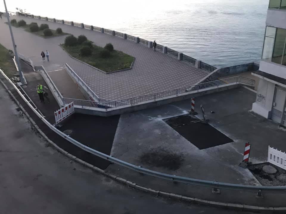 Вот так выглядит новый велоспуск. Источник фото: Facebook-страничка Виталия Селика