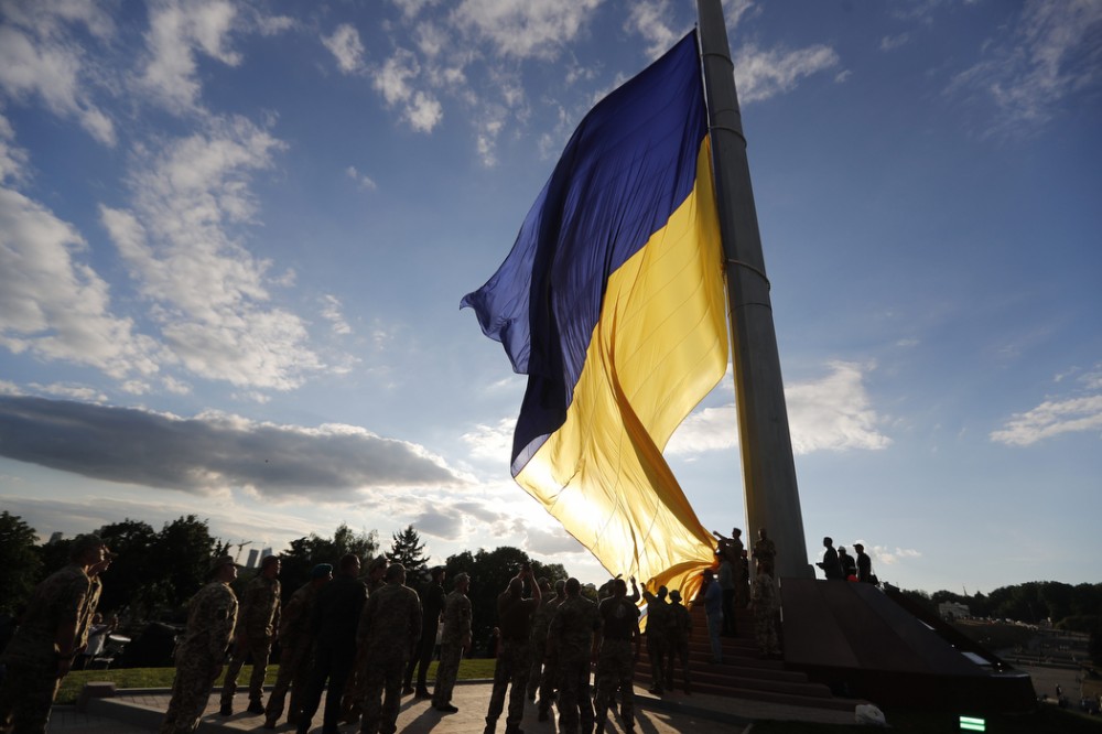 Вот так поднимали флаг. Источник фото: КГГА