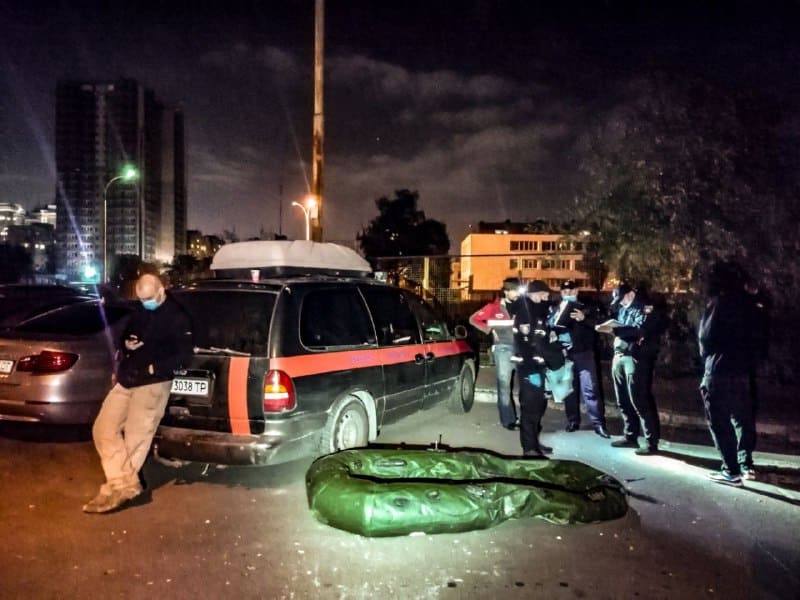 Место происшествия. Фото: Kyiv Animal Rescue Group.