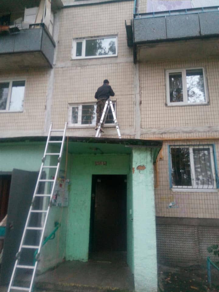 Установка камер. Фото: ОСН КК "Лісовий".