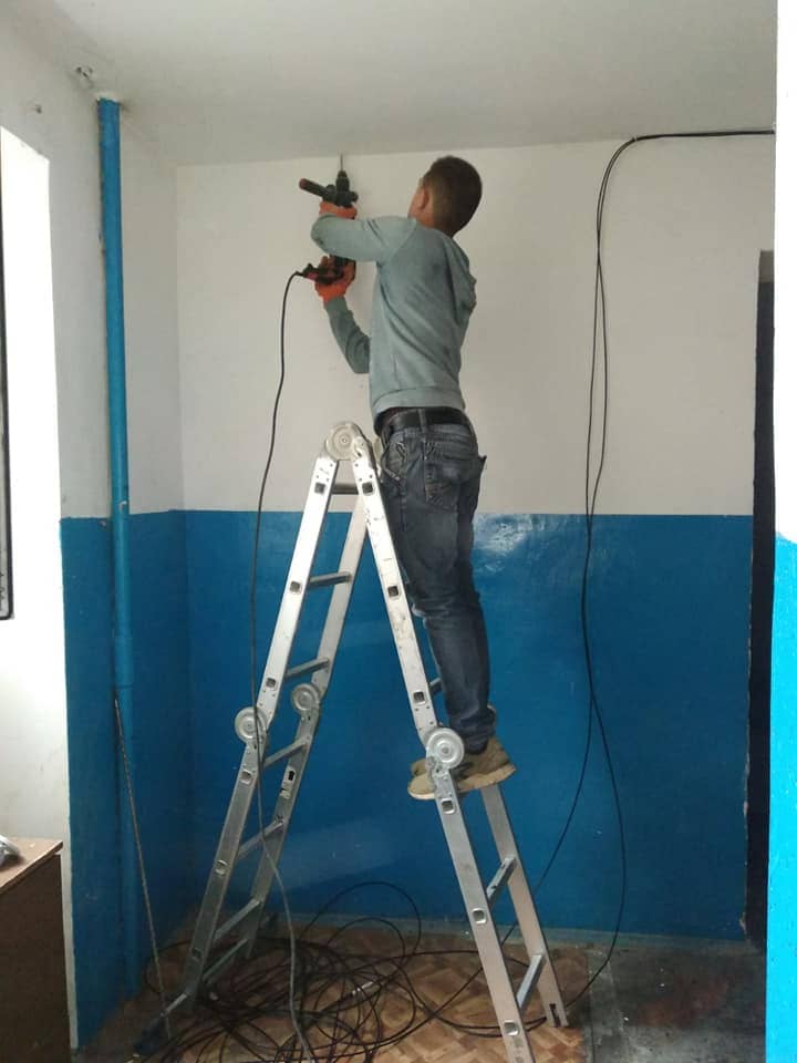 Установка камер. Фото: ОСН КК "Лісовий".