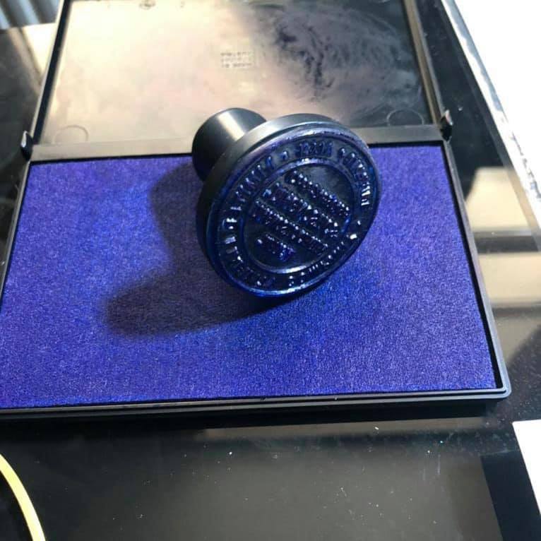 Поддельная печать. Фото: Прокуратура Киева.