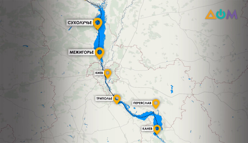 Маршрут прогулки. Фото: Телеканал "Дом".