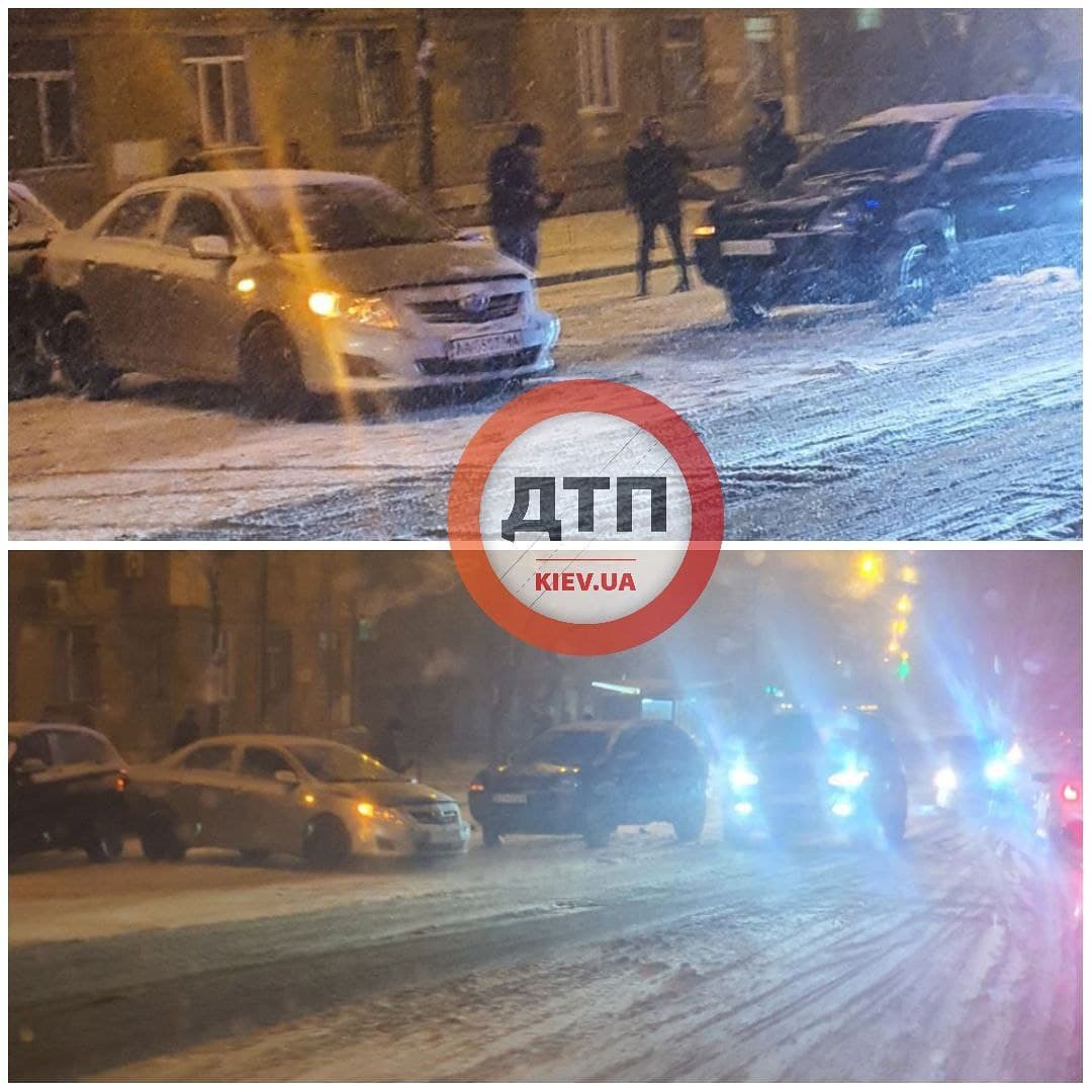 ДТП на Бойчука. Фото: dtp.kiev.ua.