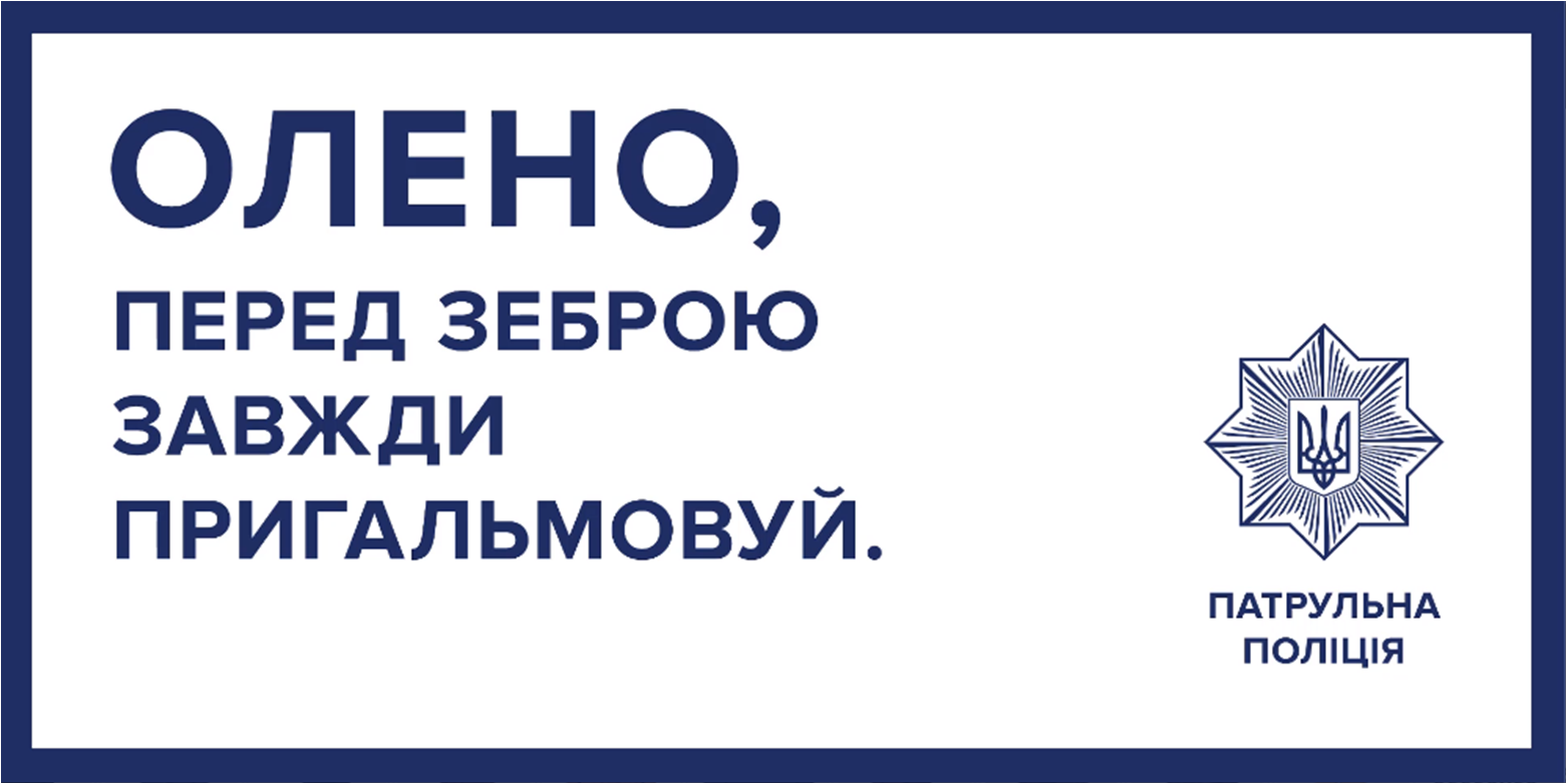 Информационная кампания полицейских. Фото: Патрульная полиция