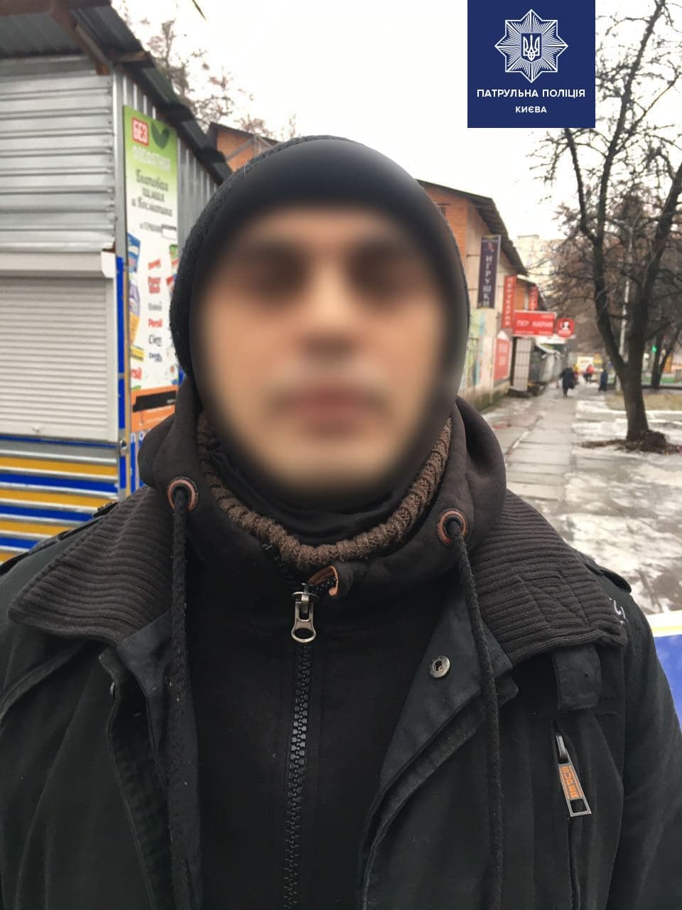 Похищение женщины в возрасте. Фото: Патрульная полиция Киева