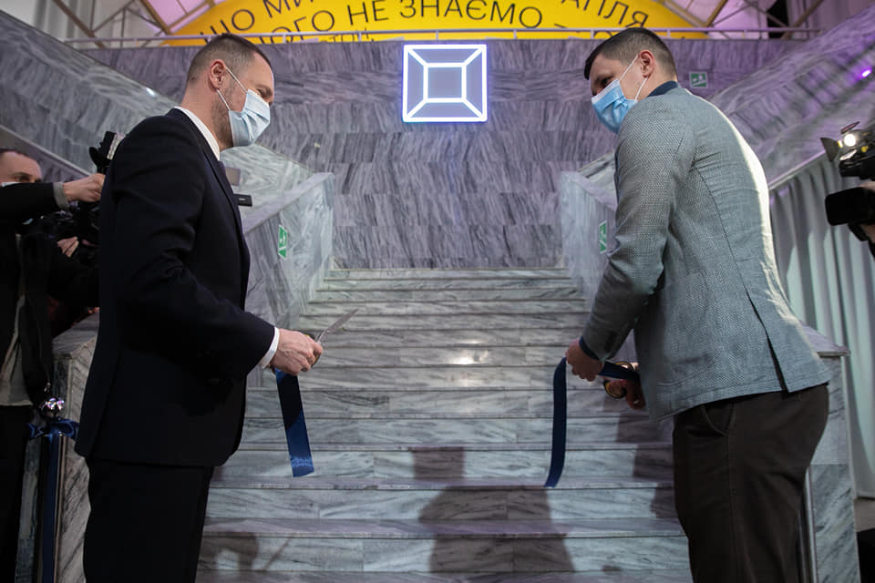 Открытие антарктической выставки. Фото: Facebook НАНЦ